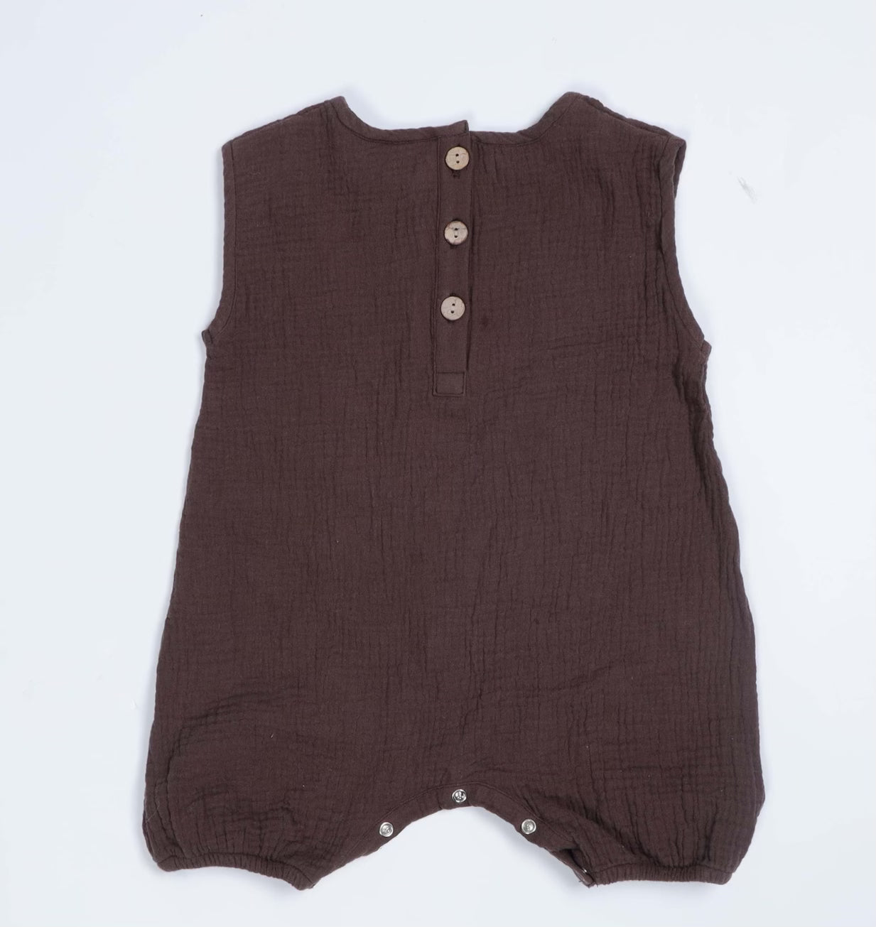 SIGNATURE ROMPER - CHOCOLATE