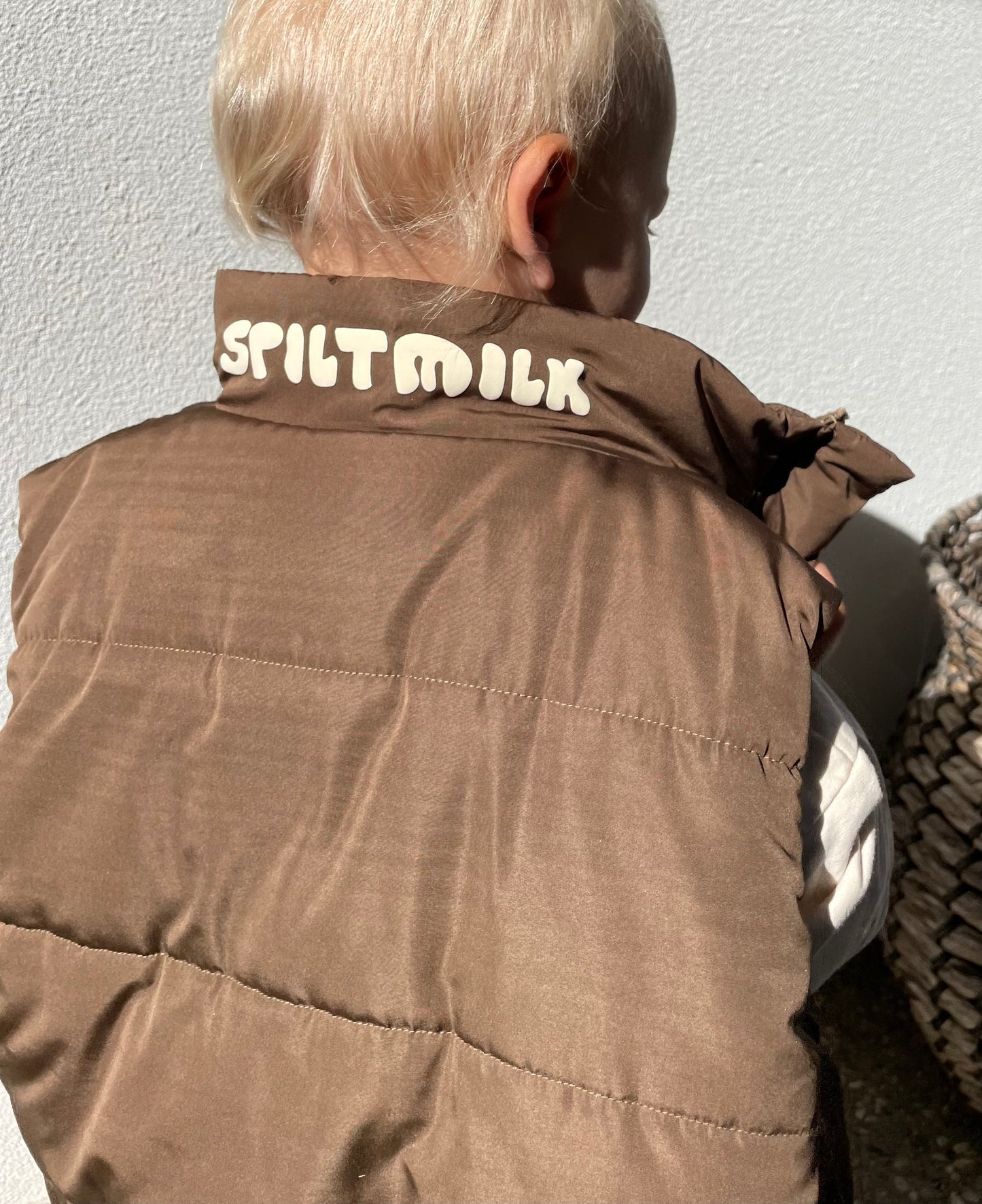 SM  PUFFER VEST - CHOCOLATE