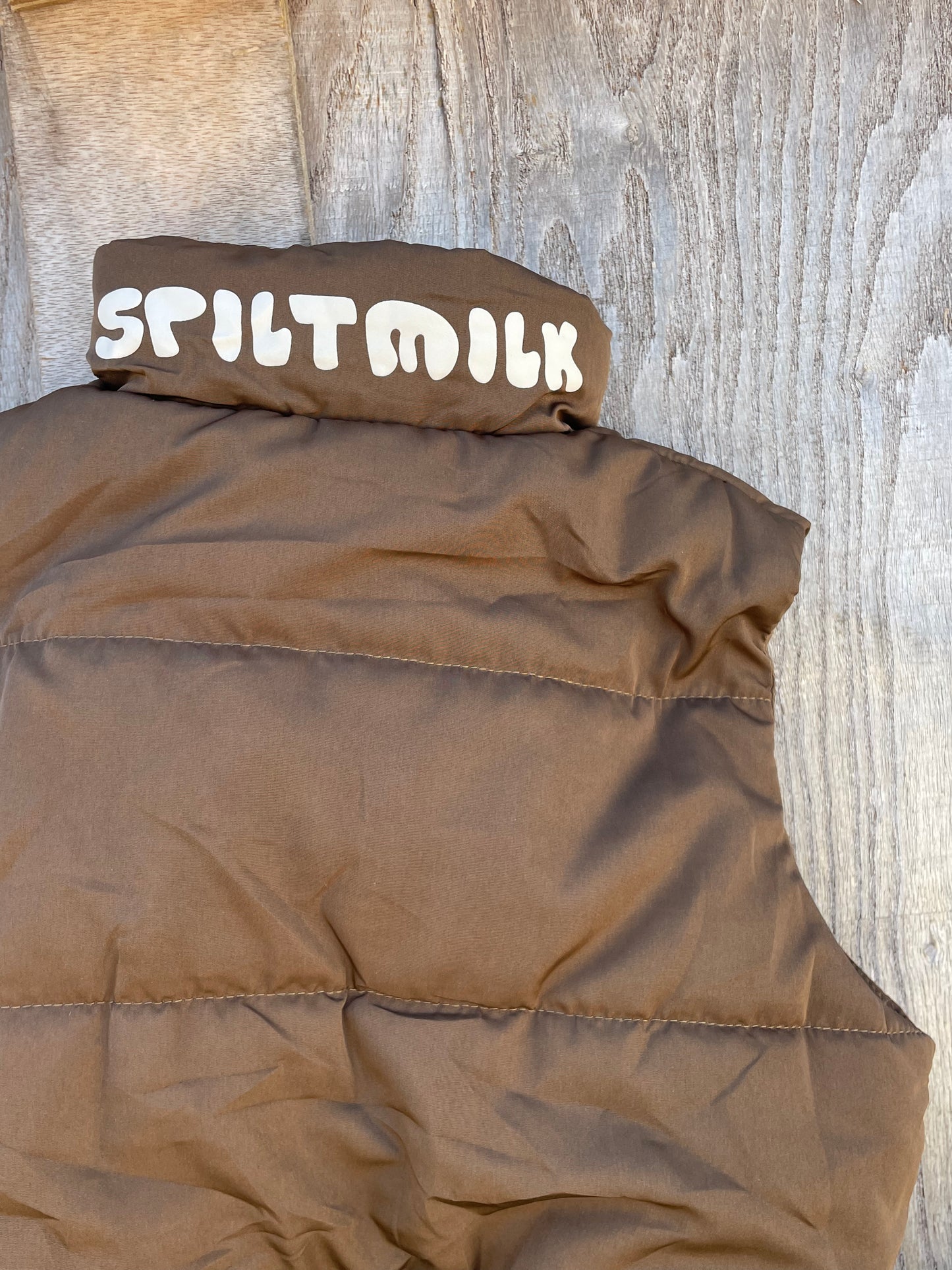 SM  PUFFER VEST - CHOCOLATE